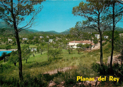 Tarjeta postal antigua de Planas del Rey