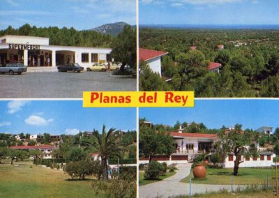 Old postcard from Planas del Rey