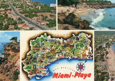 Old postcard from Miami Playa